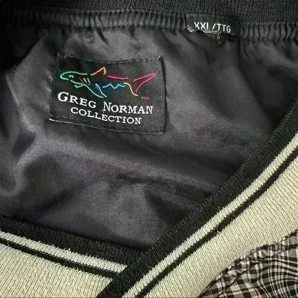 Greg Norman Golf Pullover Windbreaker Plaid Size XXL - Picture 6 of 6